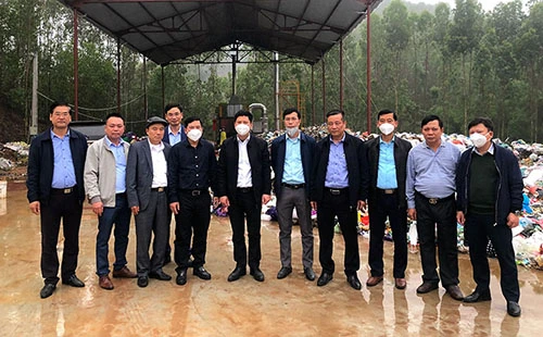 Đoàn CBLĐ huyện Kim Sơn - Ninh Bình thăm quan Công nghệ Lò đốt rác T-Tech tại tỉnh Bắc Giang